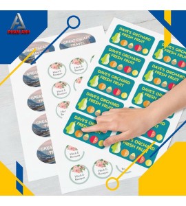 Decal in màu cắt tờ