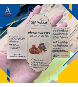 Decal nhám hàng mỹ phẩm