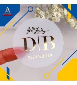 Decal nhựa trắng đục